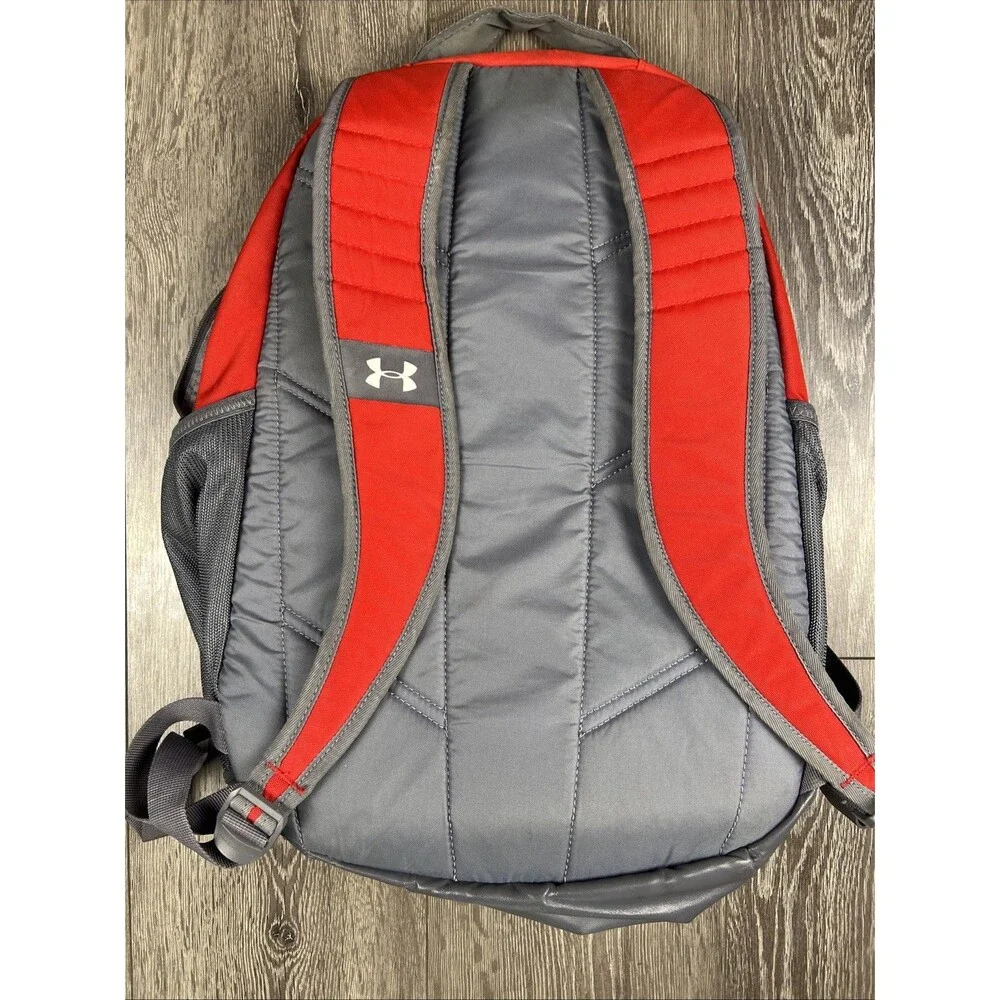 Under Armour Storm Gray And Red Backpack